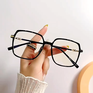 SM AR011 Kacamata Anti Radiasi Persegi Kacamata Style Korea Bingkai Retro Petak