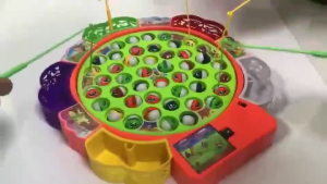 Đồ chơi câu cá 45 con chạy pin CÓ NHẠC kèm 5 cần câu cho bé và cả gia đình vui chơi giải trí