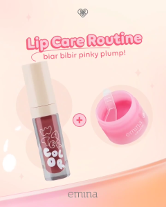 Emina Lip Mask 9g | Sugar Rush Lip Scrub 4.2gr | Oh So Kissable Tinted Balm Stick - Perawatan Bibir | Vanilla Pretzel | Milky Matcha