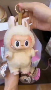 Labubu búp bê vải Nhung hộp đồ chơi sưu tập Vinyl mặt mùa thu trong loạt Merlion Hoang Dã hợp thời trang phim hoạt hình Những Con Quái vật đồ chơi mô hình búp bê vải nhung món quà Mặt dây chuyền búp bê