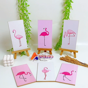 HIASAN DINDING FLAMINGO (10X20) PAJANGAN FLAMINGGO WALL DECOR RUANG TAMU Rumah BURUNG FLAMINGO
