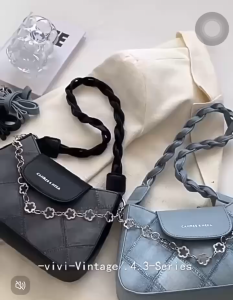 French fashion simple crossbody bag niche womens handbag Korean version personalized underarm color bag