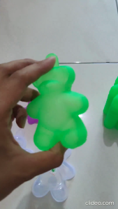 1 buah Cetakan kura2 panda bento / Cetakan agar coklat puding karakter / Cetakan kue kukus panda kura-kura