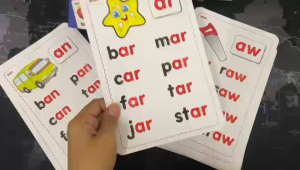 1000 Phonics Flash Cards For Beginners English Words - Kad Imbas Perkataan Fonik Bahasa Inggeris Taska Tadika Prasekolah