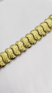 MJ Jewellery 916/22K Gold Pulut Dakap Bracelet T64