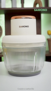 SAMONO Chopper 2 in 1 22L dan 300ml Multifungsi 300 Watt Pengggiling Daging Penghalus Makanan SW-CD300