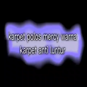 KARPET POLOS MERCY TEBAL 120 X 200 25 MM / Tikar polos warna tebal 120 x180cm /Karpet bentol warna