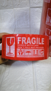 Fragile Tape Packaging 2inch/100m (sold by 6pcs)