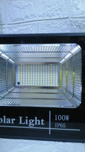 Solar Light HP SO1-C 100w Die Cast Aluminum body water proof IP65 rated with remote.