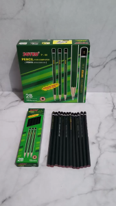 QCF( BELI 1 Pack GRATIS 1 Pack ) Joyko - (1 Pack 12 Pcs )- Pensil 2B Komputer / Pencil For Computer 2B P-88 - Hijau
