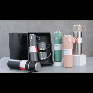 SG [IN STOCK] Vacuum Insulated Thermal Flask 500ml 304 Stainless Steel Coffee Mug Leakproof Tumbler Travel Office Travel Mug Car Thermal