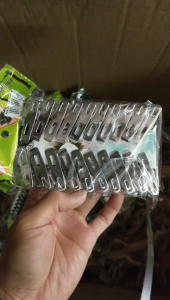 ที่หนีบผ้าสแตนเลสแบบหนา 20 ชิ้นสำหรับคลิปหนีบผ้าในครัวเรือนคลิปอาหาร