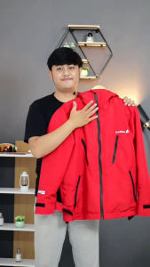 CREDIFOX Jaket Gunung Gorpcore Waterproof Seri Meretas Jejak Season 2 Bahan Taslan JN Premium