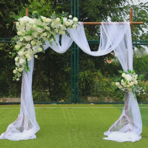 Vải Voan Nhúng Trang Trí Sự Kiện Vải Voan Decor Background Sinh Nhật Lễ Cưới Làm Phông Nền Chụp Ảnh DC-776