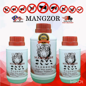 Penghalau Haiwan Perosak Babi Hutan Monyet Tigus Expel Wild Animal Rat Repellent 野生动物驱赶驱鼠液