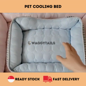 [SG Stock] Pet Cooling Bed | Ice Cooling | Dog Bed | Pet Bed | Cat Bed | Sleeping Bed
