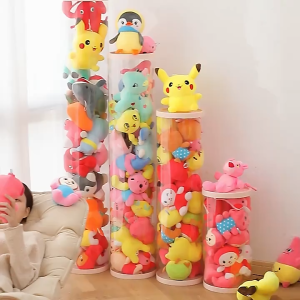 JOAOY Transparent Doll & Plush Toy Storage Box: A Dustproof & Compact Solution