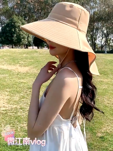 Topi Pantai Wanita Pelindung Sinar UV Matahari Fashion Korea Import Rajut Sun Visor Hat