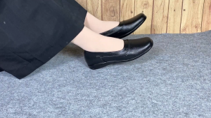 Lika Kartini - Sepatu Wanita Slip On Hitam Formal Kerja Hak 3 Cm