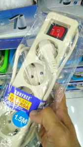 Sunfree Stop Kontak Listrik On Off 1.5 Meter 3 Lubang - Jupiter 13