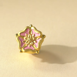 Chow Sang Sang 周生生 V&A The Art of Nature 999 Gold Rose Mini Charm 93020C (Bracelet Not Included)