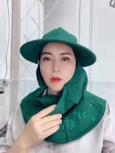 Nón vành khẩu trang màu thêu nhiều màu lựa chọn ảnh thật giao ngẫu nhiên