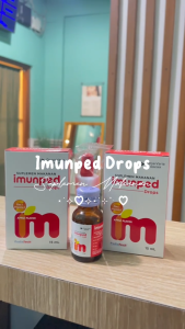 IMUNPED DROPS 15ml/IMUNPED UNTUK ANAK 1-2 TAHUN/VITAMIN C & ZINC ANAK