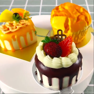 กระดาษรองเค้ก กระดาษรองสีทอง ฐานมูสเค้ก ฐานรองเค้กวงกลม แผ่นรองสีทอง แพค 100แผ่น