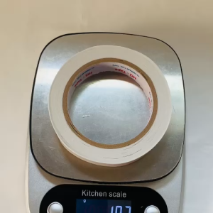 1 Cuộn băng keo 2 mặt rộng 2.4cm dài 25 mét lõi giấy 3mm - Shop út Lớn