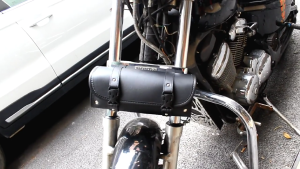 Waterproof Motorcycle Side Bag Box Storage Tool Bag Universal PU Leather Saddle Bag Motorcycle Accessories Parts