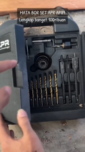 APR RAJA MATA BOR TYPE AP89 FULLSET MATA BOR KAYU BESI BETON KIPAS HOLE SAW SEKRUP OBENG ROOFTING