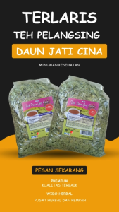Termurah Teh Daun Jati Cina 1 kg 1000 gram Asli Good Quality