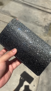 Túi Đeo Chéo Đính Đá Bling Bling Phối Màu - F322