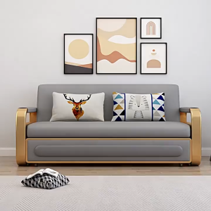 Giường Sofa Đa Năng Cao Cấp Sofa Giường Thông Minh Khung Thép Chịu Lực Bọc Vải Nano Chống Thấm Nước Chống Bám Bụi Có Hộc Để Đồ Tiện Dụng