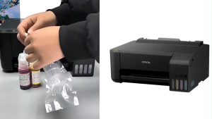 🔥🔥CHRIS epson printer Original L1218 Printer Heat Press Machine A4 COLOR PRINT ALL IN ONE INK TANK PRINTER printing machine