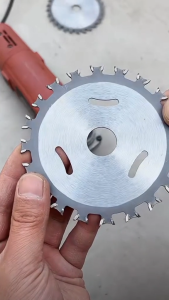 Mata Gerinda pemotong kayu Dua Mata Double 40T 4 Inch 110mm Gergaji Circular Saw Blade Potong Kayu