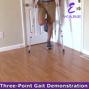 Ultra-Light Weight Underarm Cane /Arm Support Adjustable Height / Axillary Crutch / Topang Kaki / Tongkat Ketiak
