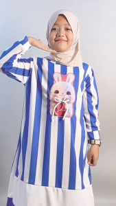 GAMIS ANAK PEREMPUAN CUTE PITA TALI KOMBINASI CANTIK CarlinaKIDZ