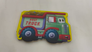 Easy To Read Truck Tractor Story Board Book For Toddler