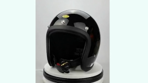 TT&CO Vintage Motorcycle Helmet 500TX Retro Small shell Half Face Helmet Japan Technology Fiberglass Scooter Motorbike Riding Cafe Racer Light Weight Four Seasons