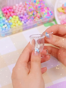 343 PCS Goo Card Set Cute Ice Cream Cup Guka Cream Glue Diy Kit Stickers Cartoon Toys for Kids Girl