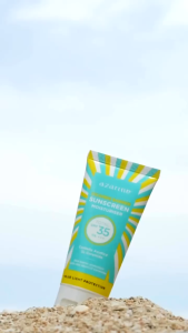 AZARINE Cicamide Barrier Sunscreen Moisturiser SPF35 PA+++ Gel Skin Barrier Protection BPOM XX187