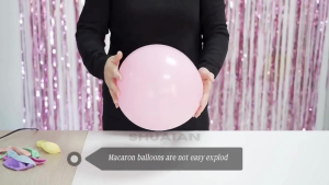SHUAIAN Balon Latex Macaron Warna Warni 12 Inch Isi 100 Pcs