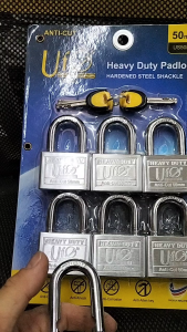 UFO 50mm Padlock with key-alike system(6 in 1)