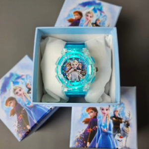 Jam tangan anak perempuan frozen set kado