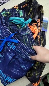 RMY H5527 Mens Summer Shorts: Garterized Waist Tie & Versatile Style