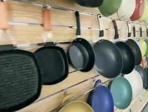 Teflon Gagang Plastik Wajan Anti Lengket Penggorengan Pan Cook Clean Frypan Cooking Saucepan