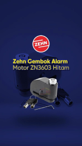 Zehn Gembok Alarm Motor ZN3603 Hitam
