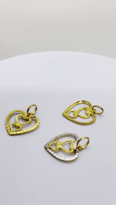 MJ Jewellery Gold Love Pendant B93 375 Gold & 916 Gold