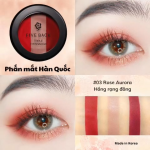 [Mua 2 tặng 1 + MUA 3 GIẢM 20%] Phấn mắt 3 màu kết hợp không lem lâu trôi Hàn Quôc FB Triple Eyeshadow 3g